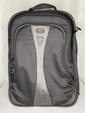 Tumi 'T-Tech' Expandable 26" Upright Suitcase Black Rolling Wheeled Needs Wheels